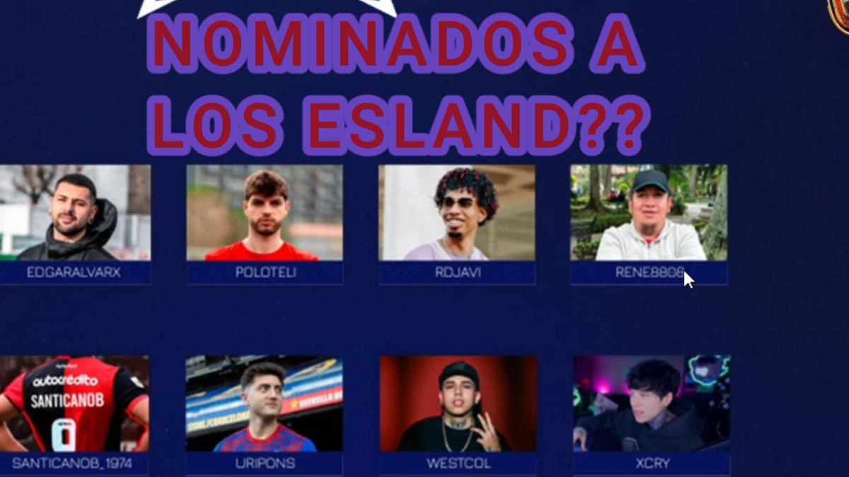 renegul8808's tweet photo. NOMINADO A LOS ESLAND STREAMER REVELACION ? https://t.co/1JffOOorop a través de @YouTube https://t.co/x1j1CDqmfO