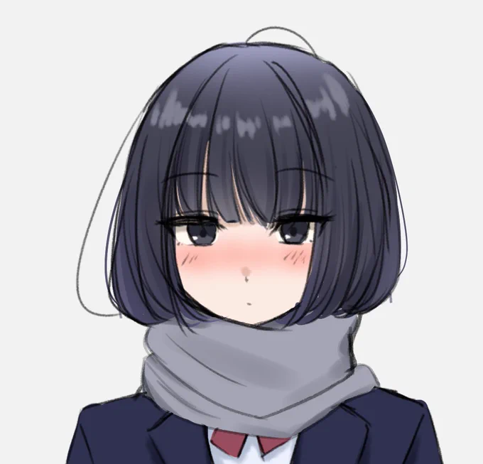 最近遠出中にipadで描いてたキャラ案冬っぽい催眠ものも描きたいなー 