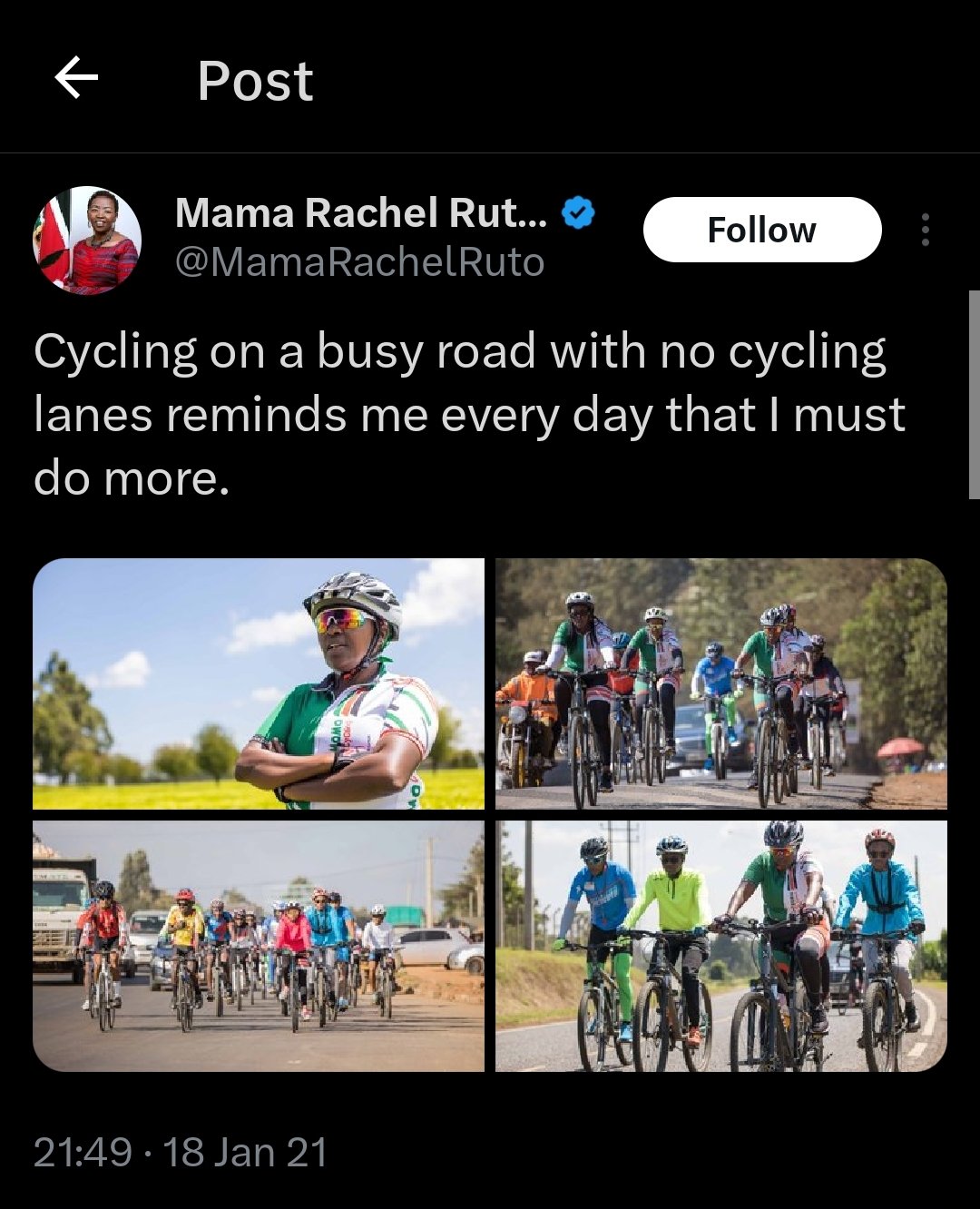 Cycling around sales me