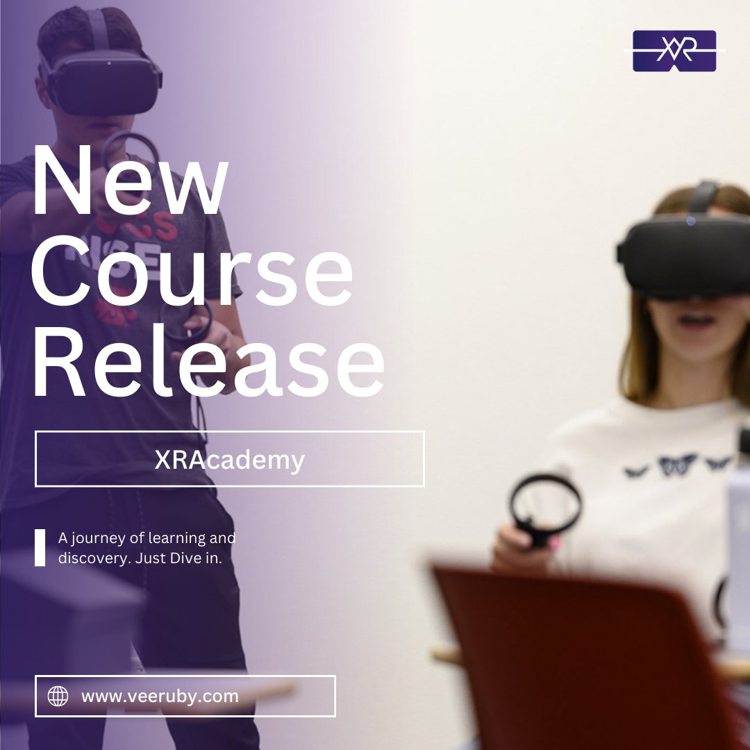 VeeRuby_Inc's tweet image. 🚀 Exciting News! #Explore the #immersive realms of #ar, #vr, and #mr with our exclusive raw #content drop! 📚 Click the link below for invaluable insights 
no prior knowledge needed. 

Course- youtube.com/playlist?list=…

#tech #course #learning #knowledgesharing  #unity  #metaquest