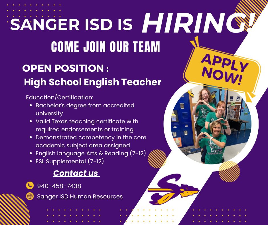 Sanger ISD tweet media
