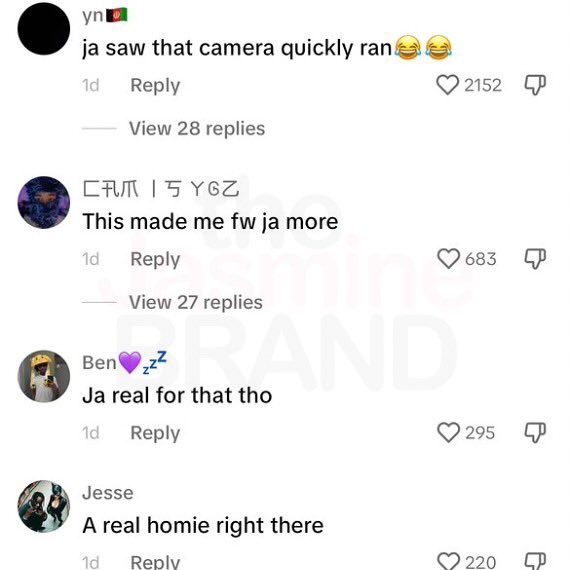 thejasminebrand's tweet photo. TikTok users show respect to #JaMorant after footage of him accidentally ignoring #DavidRoddyโs dap goes viral. ๐ฅ https://t.co/jfL1gCzQ42