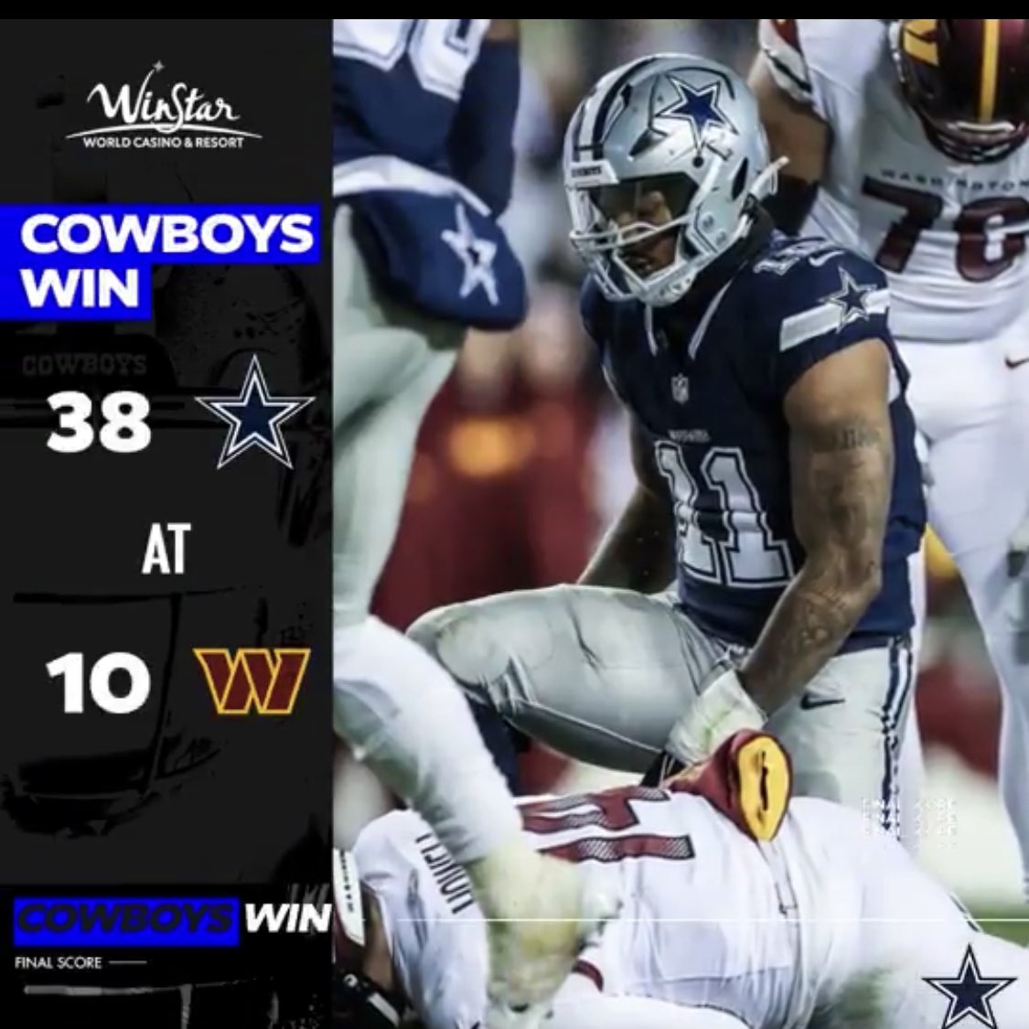 HOW BOUT THEM COWBOYS! #NFCEASTCHAMPS