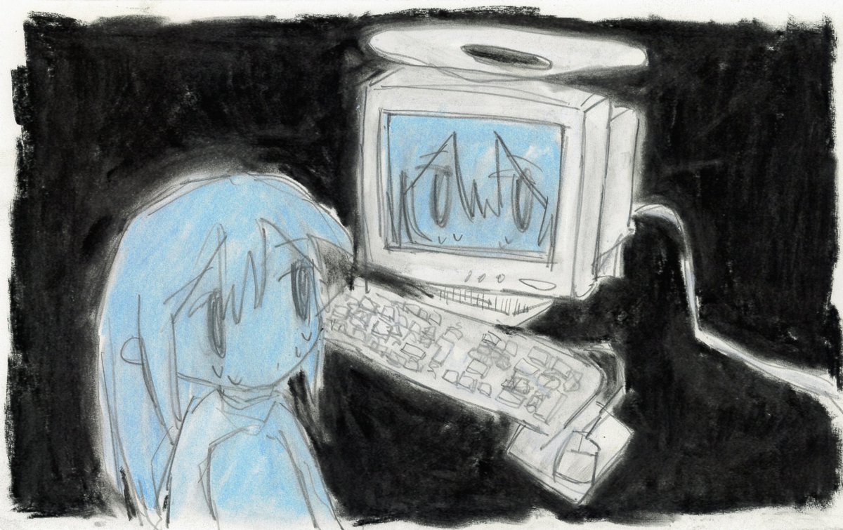 hhy_error's tweet photo. 逃げ場(？)
#イラスト https://t.co/6ZqdV3IymC