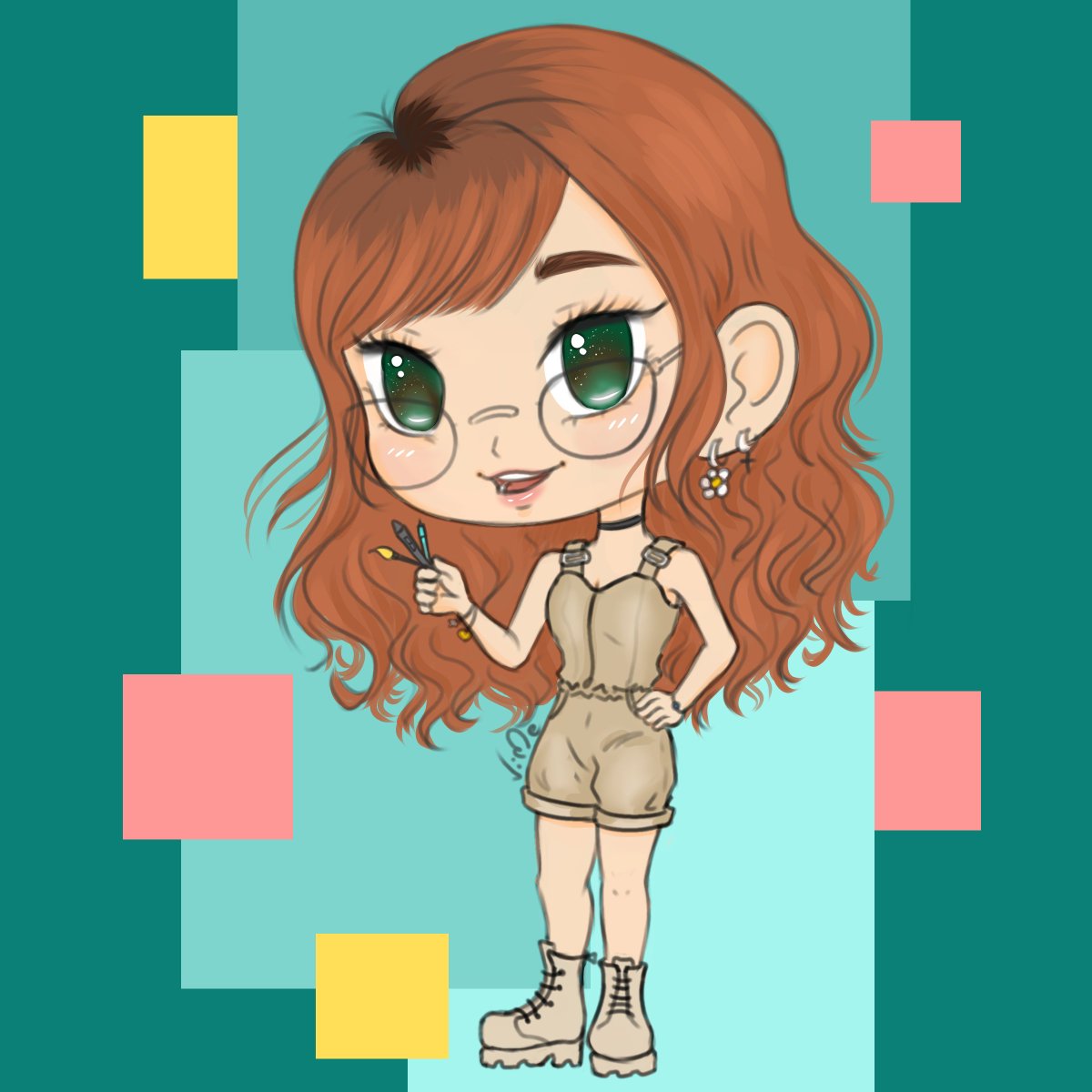 vimeart_'s tweet photo. Hii, it's me! 🌺

#digitalart #chibi #chibiart https://t.co/2De4DHMZTw