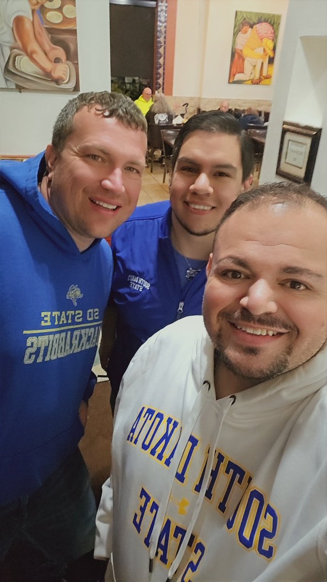 FUAIII's tweet photo. CONGRATS to my former employer; @SDState on their 2nd National ๐ Championship against the Univ. of Montana ๐ป Grizzlies!
I had a great time catching up with former SDSU ๐๐๐ students, co-workers, & colleagues who became friends during my time at SD State!
#FormerEmployer https://t.co/0gfEO6UpGk
