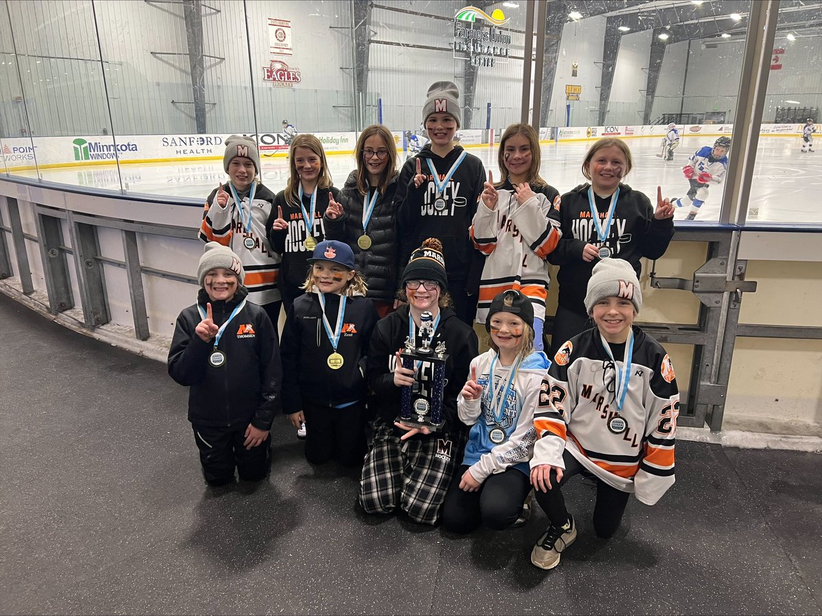 mshlamhockey's tweet photo. CHAMPIONSHIP ALERT!!! The 10U Girls defeated Anoka Rogers Black 7-1 to win the Scheels Girls International today! Amazing job ladies! https://t.co/2uR2a7Rtur