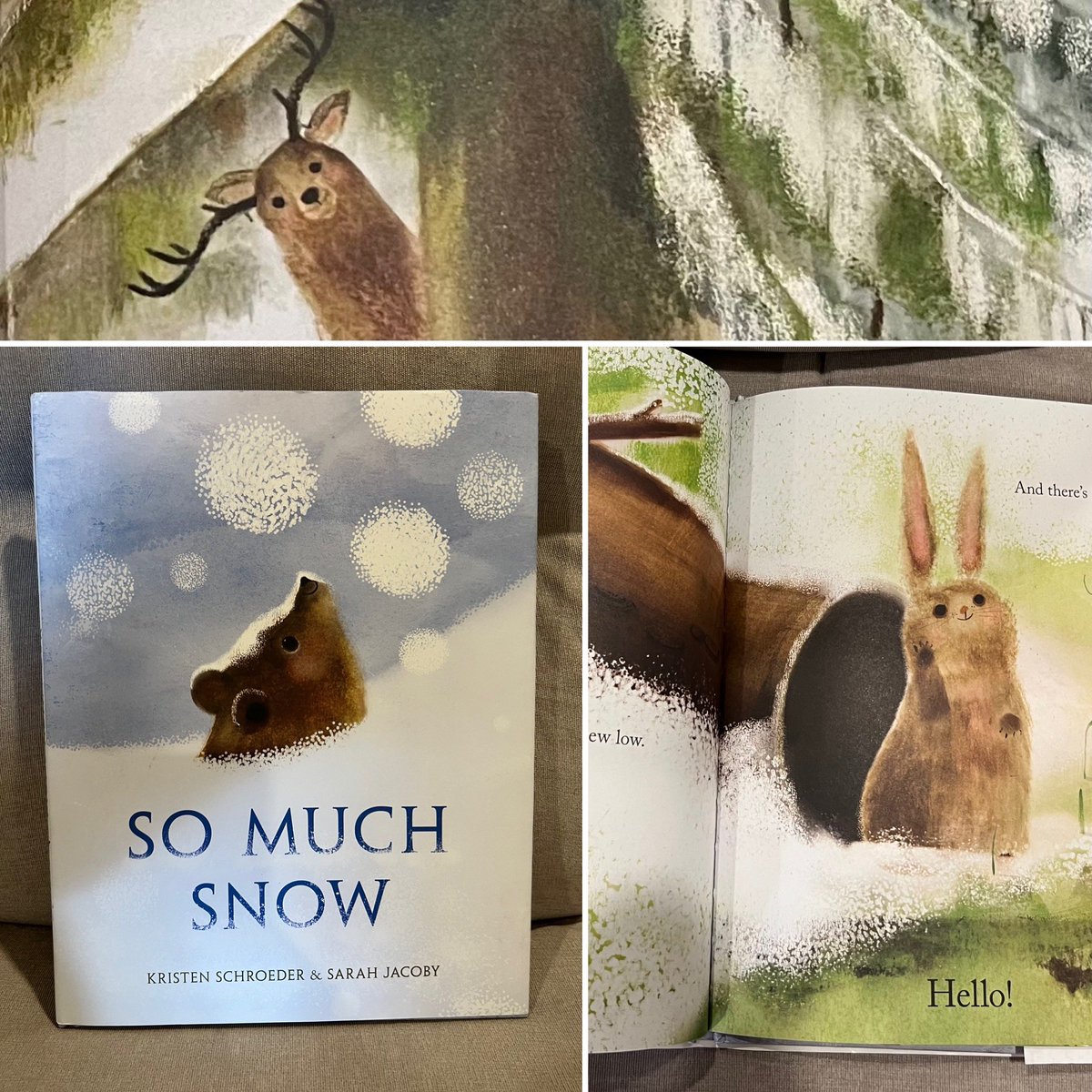 kmoorebooks's tweet photo. Dreaming of snow ❄️ so SO MUCH SNOW by #KristenSchroeder &amp; #SarahJacoby was the perfect #picturebook #readaloud for us! 

It’s fun &amp; cozy &amp; adorable!! ❄️ ♥️ 🐻 https://t.co/uTNZeoisOs