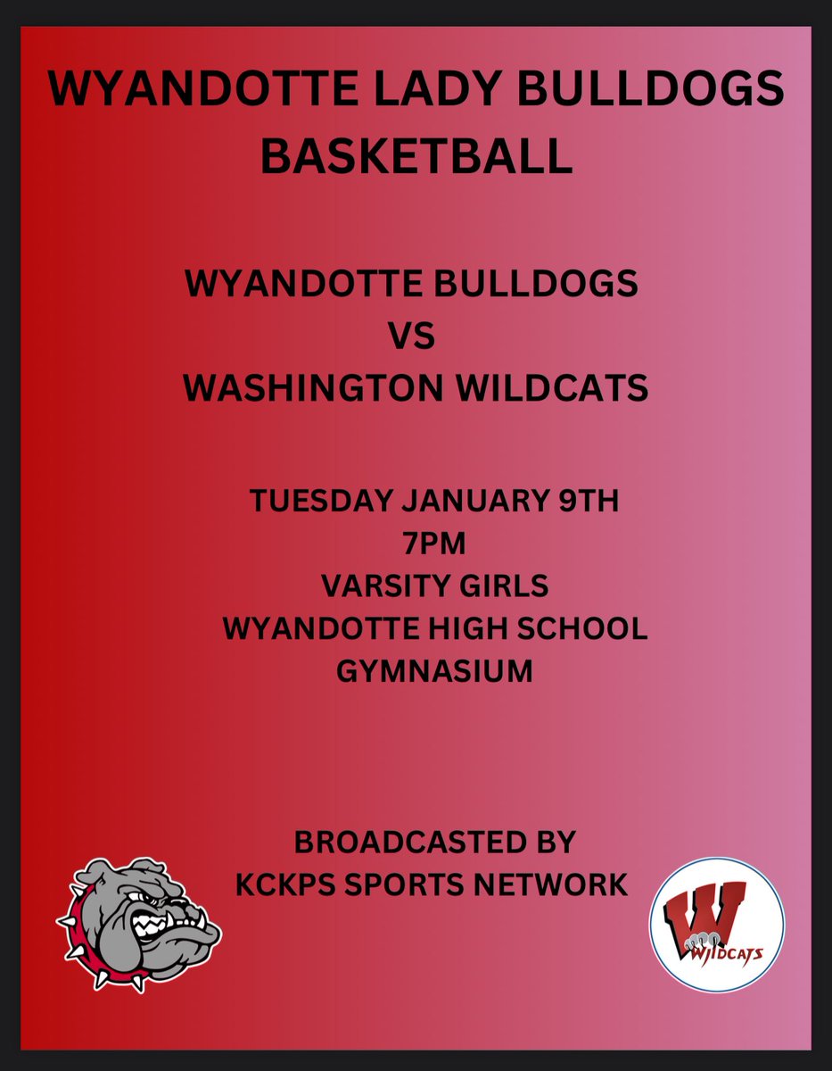 Save The Date 
Wyandotte Girls Basketball 
Girls Basketball will be selling T-shirts at the door