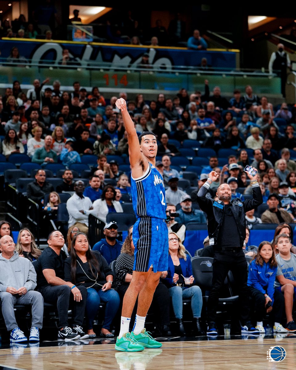 Orlando Magic (@orlandomagic) on Twitter photo 25-piece for Caleb Houstan 🪄
7 three-pointers made! 25-piece for Caleb Houstan 🪄
7 three-pointers made!