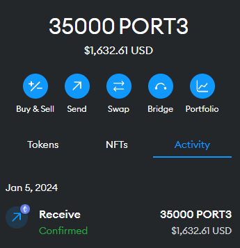 Ronald_Alex's tweet photo. $PORT3 airdrop https://t.co/lrlcje8T1M https://t.co/rIxItjiiEr