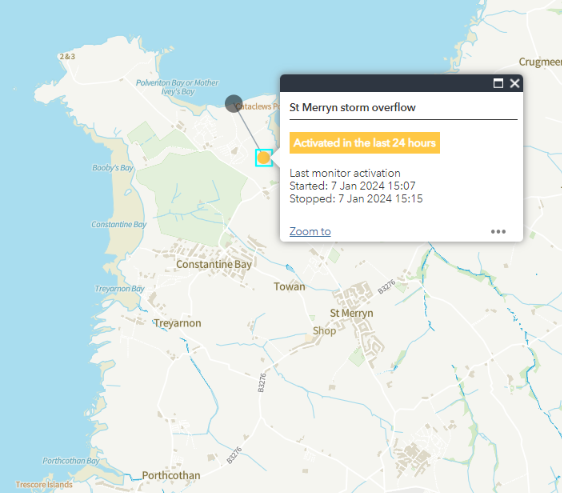 west_devon_info's tweet image. The #WaterFitLive map of #SWEngland #SewagePollution is gradually improving following the colder, drier weather of late.

The most recent spill at #Harlyn Bay has finally stopped after over a week!

#Woolacombe and #Exmouth are still going strong though.

25/n