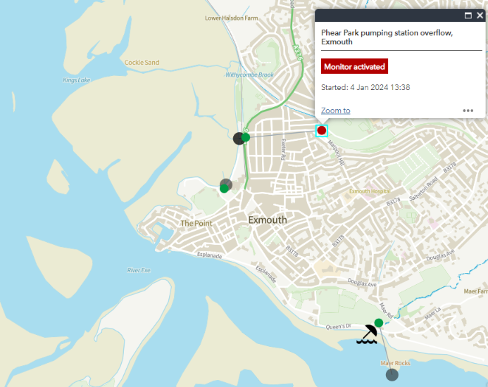 west_devon_info's tweet image. The #WaterFitLive map of #SWEngland #SewagePollution is gradually improving following the colder, drier weather of late.

The most recent spill at #Harlyn Bay has finally stopped after over a week!

#Woolacombe and #Exmouth are still going strong though.

25/n