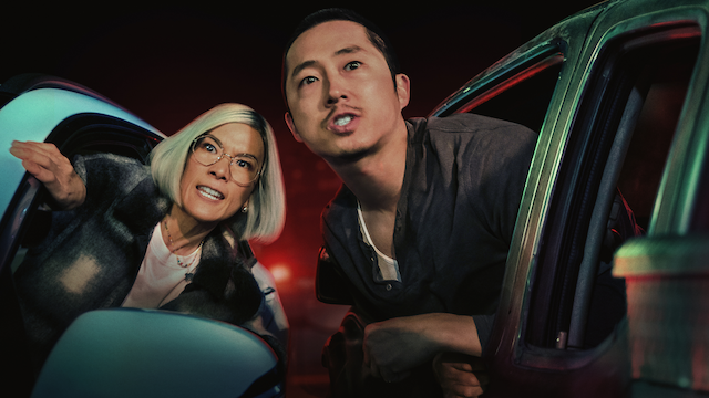 netflix's tweet photo. Ali Wong and Steven Yeun are BOTH Golden Globe Award Winners for BEEF! 🥩 https://t.co/v1WGEQ6rMb