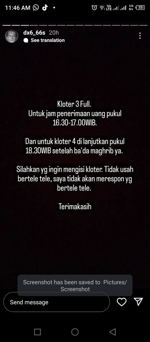 airetsa's tweet photo. Penipu akun instagram pengembalian uang\rollback  mulai beroprasi kembali..
Hati2 guys.. knp akun itu masih aktif aja...

#penipuanrollback
#penipuan
#penipu https://t.co/7MNnnMmnfi