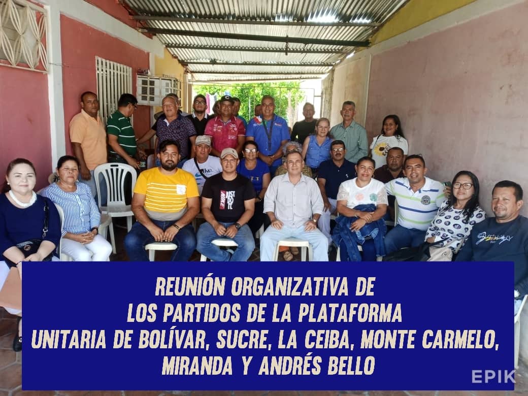 CalandriaElide's tweet photo. 🔉 *PLATAFORMA UNITARIA SE ACTIVA PARA TRIUNFAR EN EL 2024*
*El Eje Panamericano y sus dirigentes fundamentales ratifican apoyo a @MariaCorinaYA
#Enero7
📣 Los partidos que conforman la plataforma unitaria en los Mcpios Miranda, Sucre, Monte Carmelo, La Ceiba, Bolívar, Andes Bell https://t.co/ZT56ZjGgBK