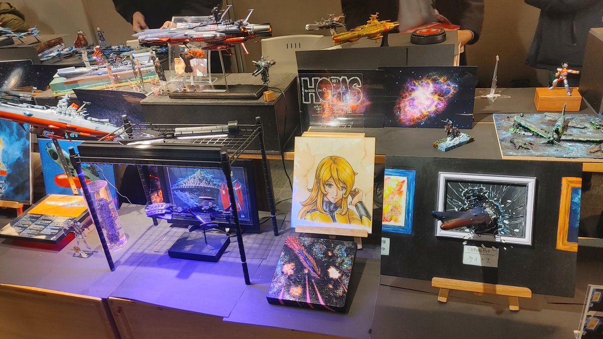 Snk22V007's tweet photo. 札幌チ・カ・ホ模型展示会 #HOBAS 展示何とか形になってきた!#宇宙戦艦ヤマト #yamato2199 #yamato2202 #yamato2205 #札幌チカホ模型展示会2024 https://t.co/oEPhEnNrhZ