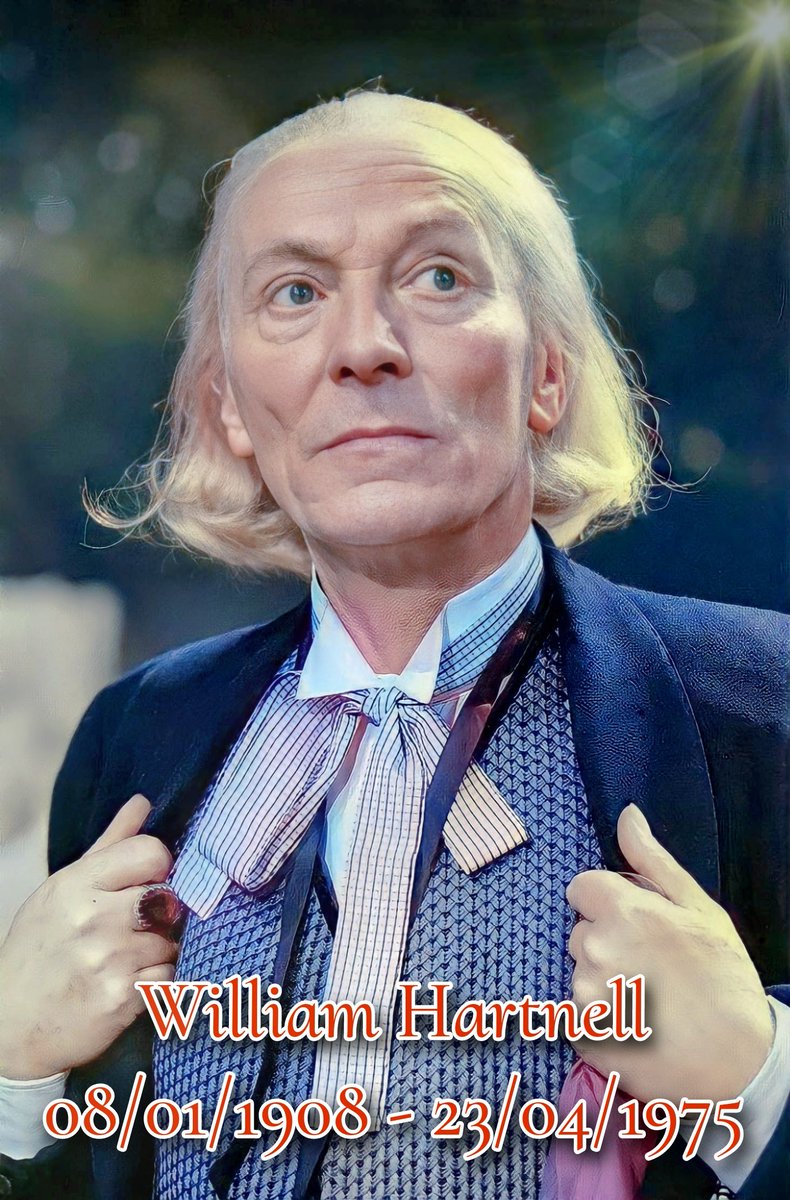 TNThorne1970's tweet image. Remembering The Guv'nor 1st Doctor #WilliamHartnell on his Birthday born in 1908.
'I couldn't go out into the streets without a bunch of kids following me. I felt like the #PiedPiper. Everyone calls me '#DoctorWho' &amp;amp; I feel like I actually am him.' - William Hartnell. #coloured