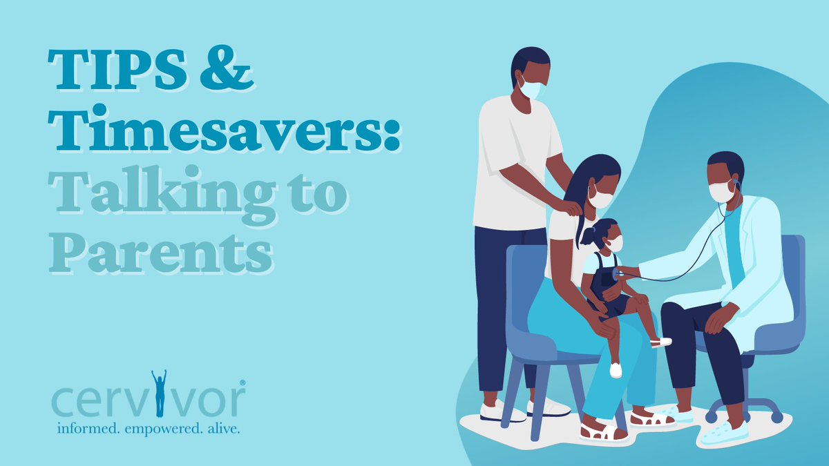 IamCervivor's tweet image. #Clinicians: Here are some tips and time-savers for talking with parents about #HPVvax: bit.ly/HPVTipsTimesav….

#Cervivor #CCAM2024 #CervicalCancer #HPVCancer