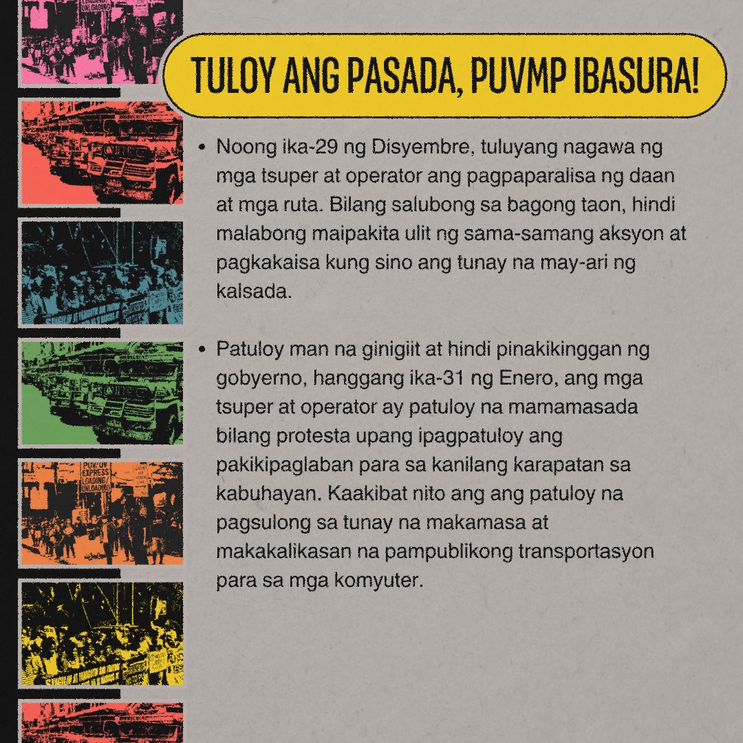 PandaySiningPUP's tweet photo. Akala ko ba Jeepney Phaseout na? Bakit may mga jeep pa din sa kalsada?

#NoToPUVModernization #NoToFranchiseConsolidation https://t.co/cJl0BxmJzB