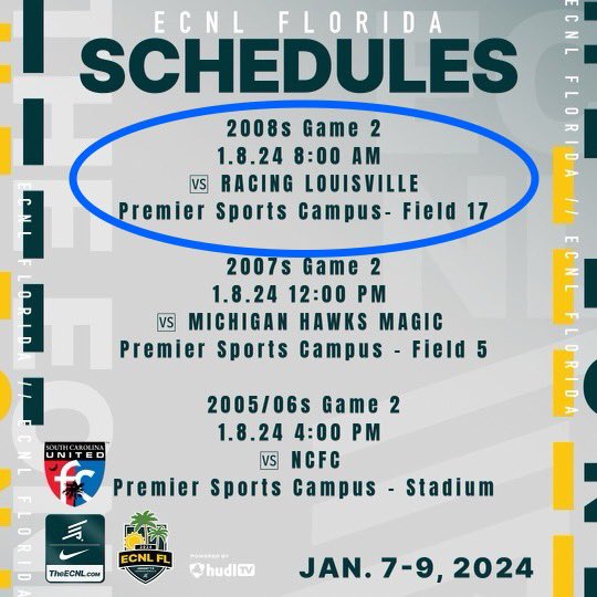 izzy_pessillo's tweet photo. First game of the ECNL Florida showcase: 1-0 win vs Kings Hammer ECNL! Game 2 is tomorrow at 8am! @ECNLgirls @TheECNL @ImYouthSoccer @SCUnited_FC @tikitakaklu @SSN_NCAASoccer @TheSoccerWire @ImCollegeSoccer @TopDrawerSoccer https://t.co/DQMFxJKpgg