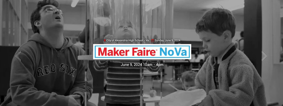 _homemaker's tweet image. Friends, Enthusiasts, &amp;amp; Community Champs! Excited @makerfairenova #MakerFaireNoVa is back on Sun, 9 June 2024: 10 AM-4 PM! Visit nova.makerfaire.com Showcase amazing exhibits &amp;amp; techniques @nova_labs #MakerFaire2024 #NovaLabs #MakersGonnaMake #MakerCommunity #MakersMovement