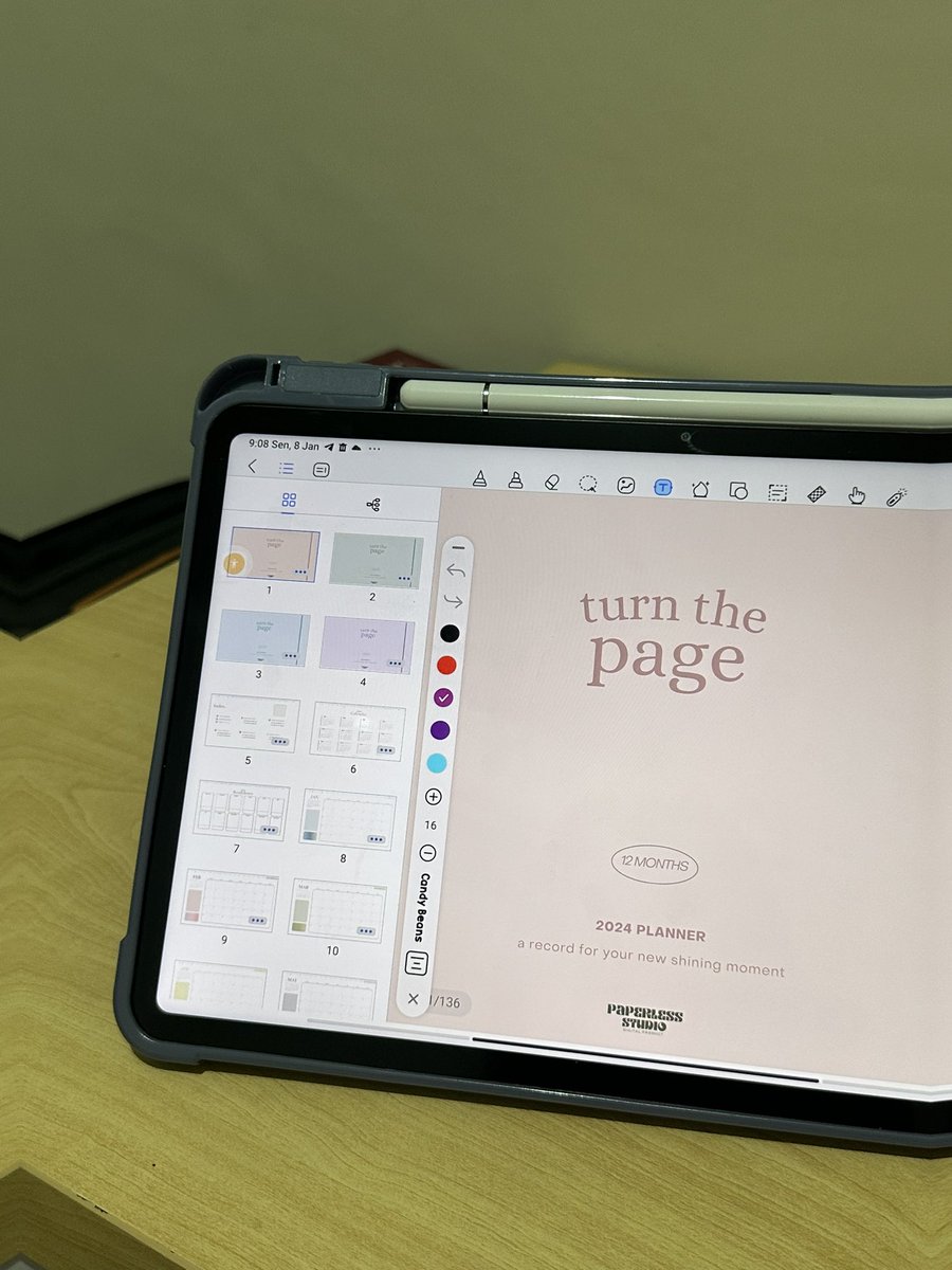angelictorns's tweet photo. Nemuin planner digital lucuuu banget, bisa diimpor ke kilonotes, harganya juga murah!!

Kalo kaya gini bakal semangat journaling sihh mumpung masih Januari ✨ https://t.co/0A1cI8GyOu