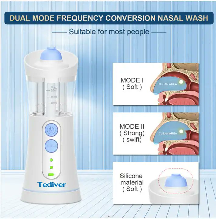 QLRuofeng's tweet image. Hospital grade IPX7 Powered Nasal Irrigator Portable household Large capacity baby nose cleaner machine Electric Nasal Wash

#ultrasonicatomizer #eyeatomizer #sprayatomizer #electricatomizer #medicalatomizer #atomizergun #nebulizer #sprayer #miniatomizer #rhinitisdevice