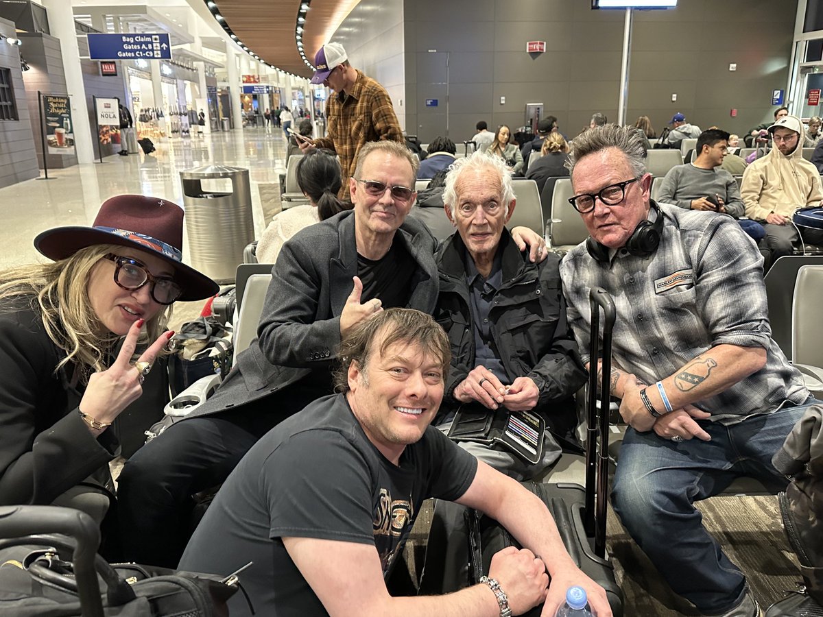 If I was not in this group, and saw this crew boarding a flight, I may think twice about getting on the plane! #Terminator #terminator2 #aliens #theabyss #darkangel #piranah2 #termintordarkfate
