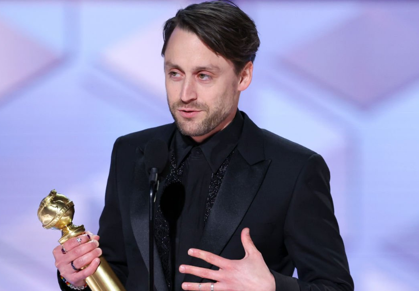 kculkinthinker's tweet photo. FIRST TIME GOLDEN GLOBE WINNER KIERAN CULKIN https://t.co/NmVXqo3rh0