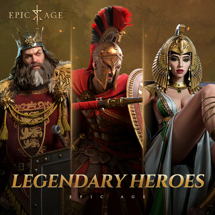 EpicAgeOfficial's tweet photo. Which legendary hero do you have your eyes on in 2024? 👀

#LegendaryHero #EpicAge https://t.co/L6gcV43FBR