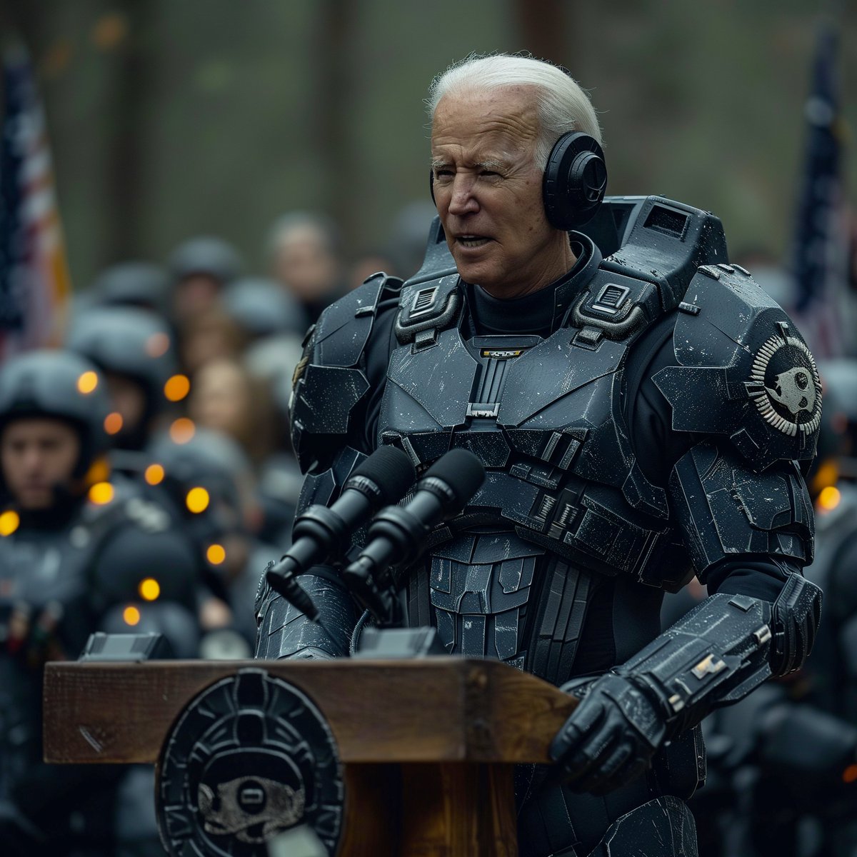 Eternal Leader Joseph Biden gave a speech to the Space Force crew before the carrier's maiden voyage: 'Folks, standing here today, with the crew, you know, it takes me back. Back to '83, there was this sailor I met, sharp as a tack, in Wilmington. His name was Timmy, or Tony,…