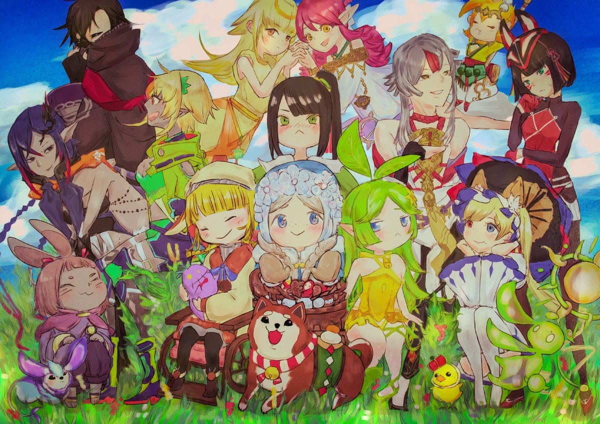 #キャラスト
#CaravanStoriesFanArt
#キャラスト6周年

あけましておめでとうございます！6周年おめでとうございます(大遅刻
そしてチカちゃんのコンバ可愛い過ぎて😭とても良かったです…(吐血
今年もマイペースに楽しんで行きます🤤