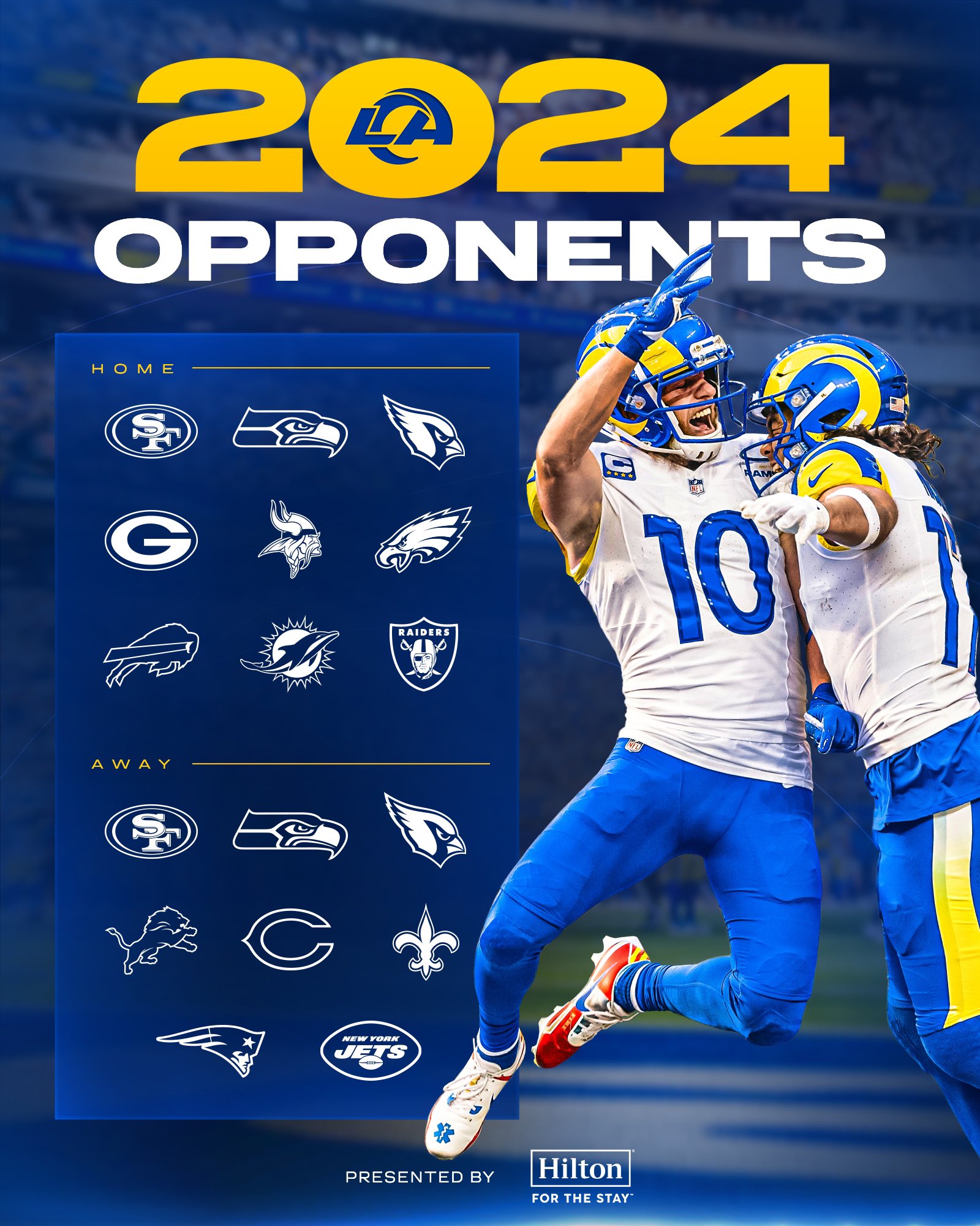 Rams 2024 Opponents Rams Fans United Los Angeles Rams Fan