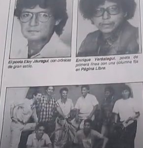 jpulgarvidal's tweet photo. Falleció Eloy Jáuregui. Un periodista que prefería llenarse de la mugre y miseria de personajes ensombrecidos para entregarnos crónicas pulcras, llenas de luz y vitalidad. Compartimos redacción en el diario Página Libre y siempre era un placer charlar con él. Disfruta donde estés https://t.co/3JCe2xLkKX