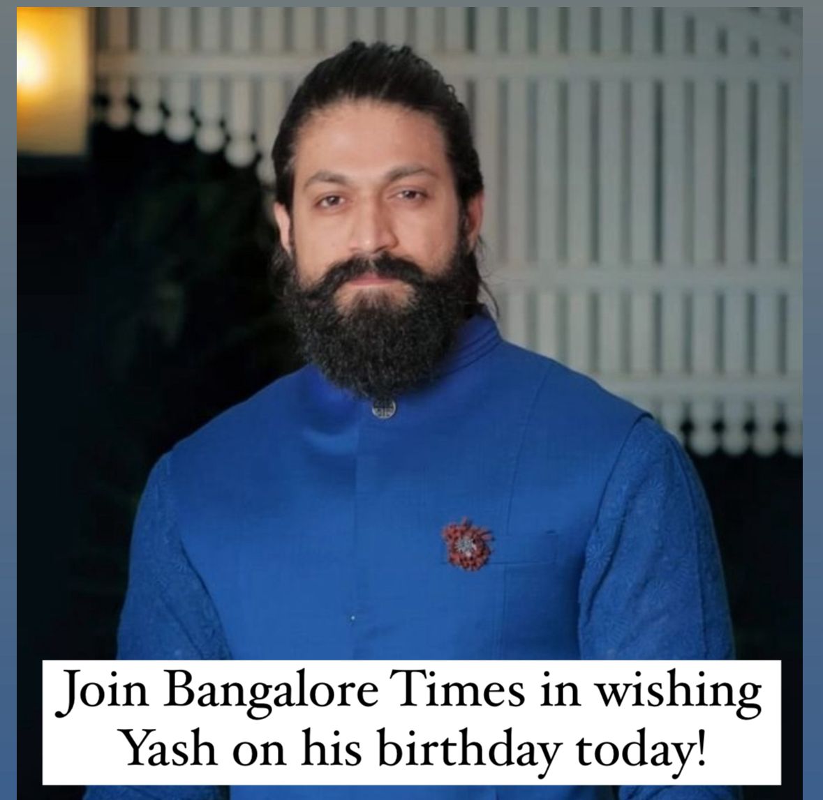 Here’s wishing @TheNameIsYash a very happy birthday! #Birthday #Yash #Yashfans #Yasharmy #ThenameisYash #kgf #Yashbirthday #happybirthdayyash