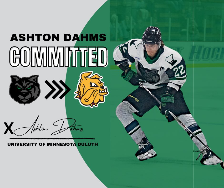 Congratulations Ashton Dahms on your commitment to University of Minnesota Duluth!! Hard work pays off!