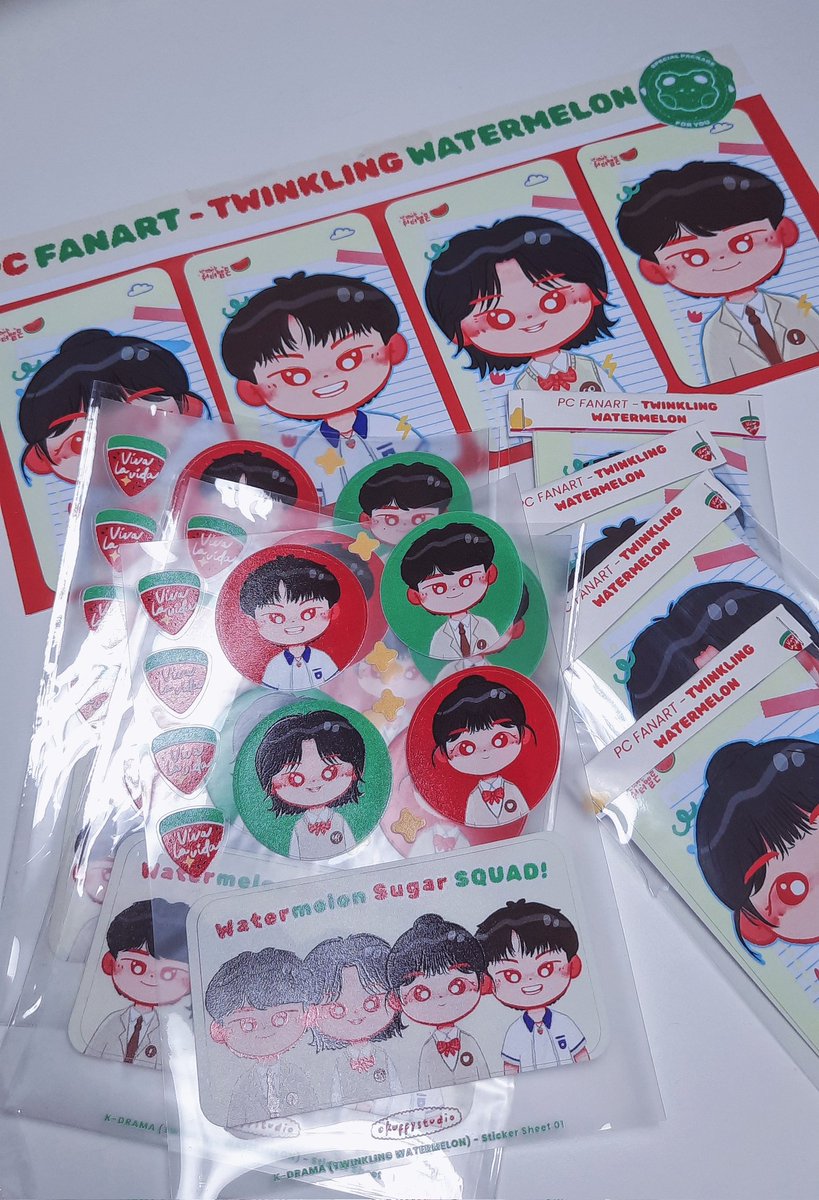 kuffystudio's tweet photo. [K-DRAMA] Sticker &amp; PC Fanart Collection : Twinkling Watermelon✨️🍉 #cheongchan #2eun

READY STOCKS!
🇮🇩 https://t.co/H9ufjY0dBY
🇲🇾🇸🇬🇵🇭🇲🇽 https://t.co/RBVFmsXOVt

#kdramamerch #kdrama #twinklingwatermelon #fanmerch #illustration https://t.co/L9kfdMLmGd