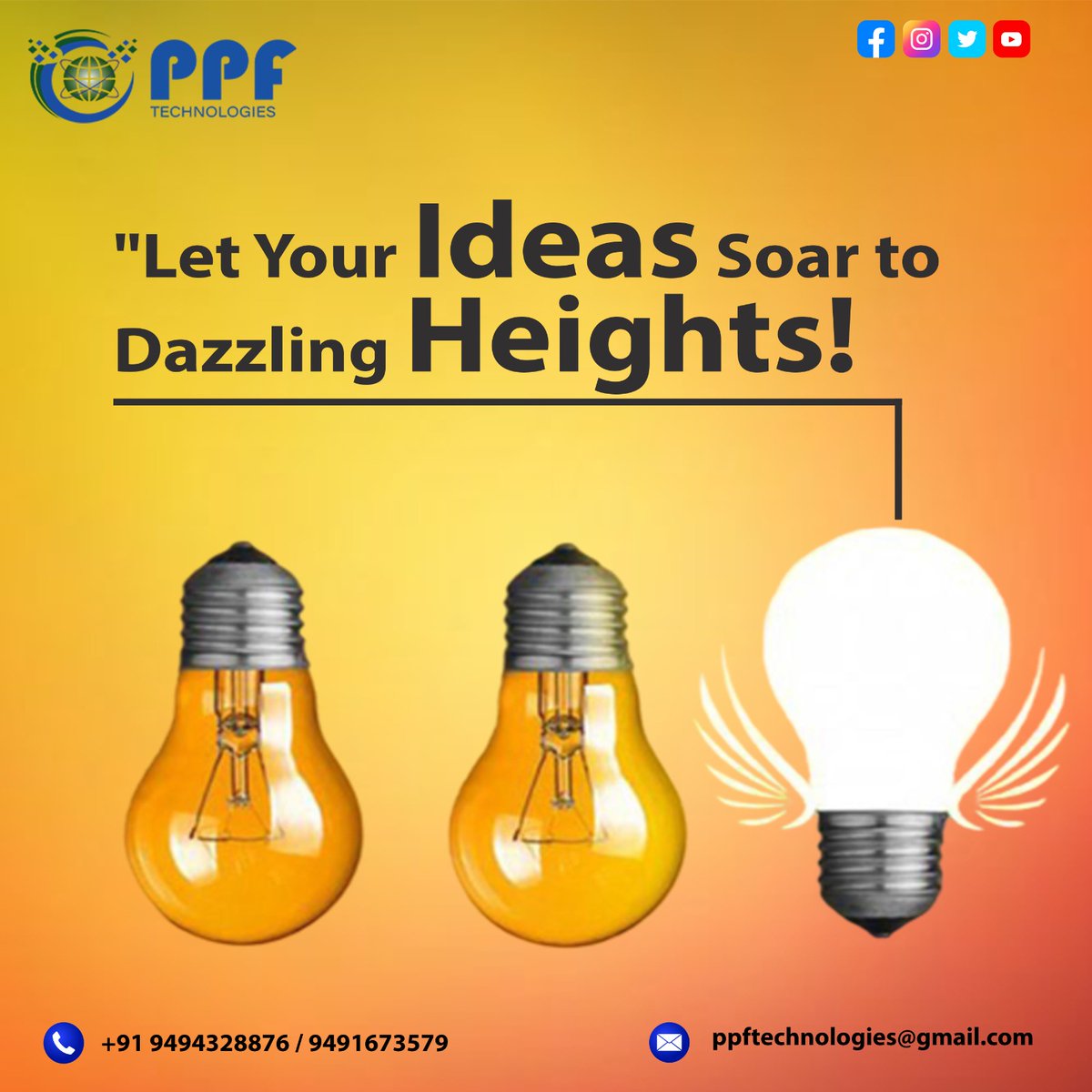 🚀✨ Elevate Your Imagination with PPF Technologies! ✨🚀
🌐 Welcome to a world where innovation knows no bounds! 🌟 At PPF Technologies, we believe in the power of limitless ideas and the extraordinary journey they can take us on.