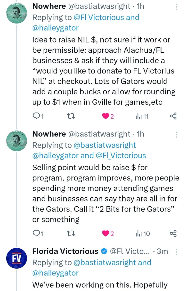 Now THIS is the kind of fan-based idea that can explode into a fantastic fundraising initiative!! 🐊