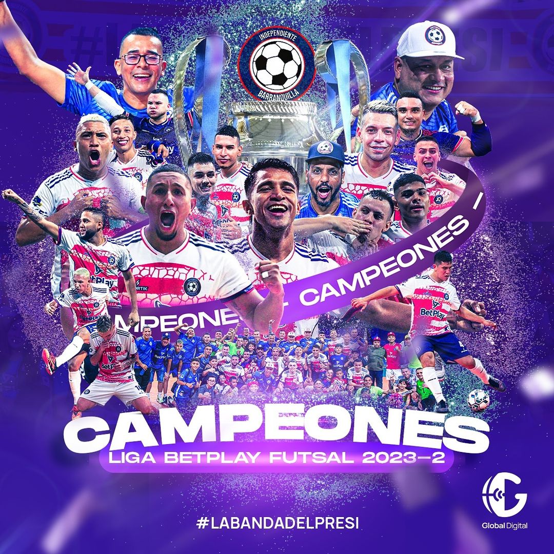 Los pósters de los campeones... Obviamente todos de Barranquilla 🙈😍