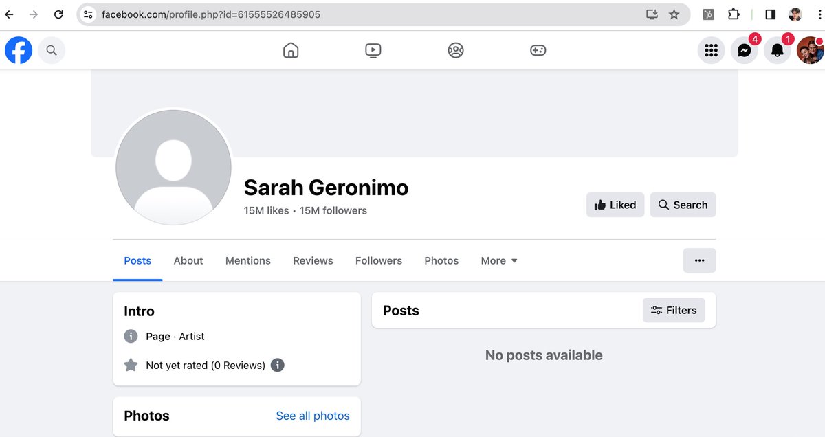 juvenaidvlogs's tweet photo. OMG 😱 What happened to Queen SG’s FB account? 

THE FIERCE SARAH G
#SarahGeronimo #SarahG https://t.co/ul3oDeogWa