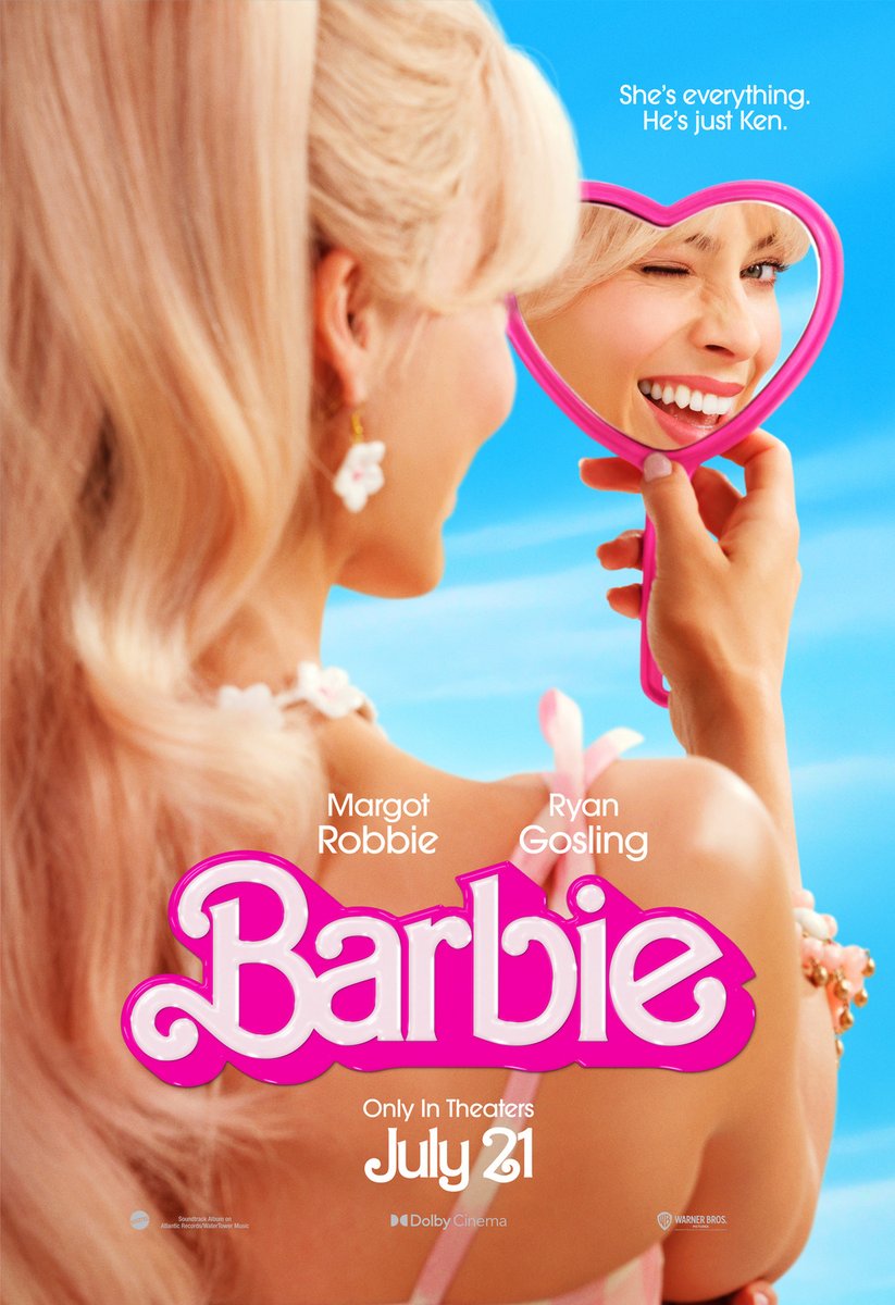 sboficial's tweet photo. 🏆 BARBIE vence o Globo de Ouro de “Maior Conquista Cinematográfica e Bilheteria”. #GoldenGlobes