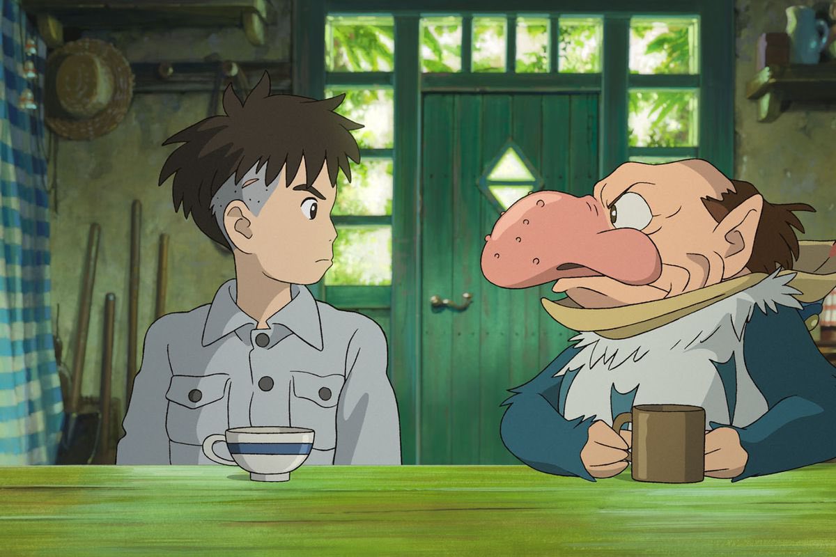 Carlos_Film's tweet photo. THE BOY AND THE HERON is the first non-English film to win the Golden Globe for best animated film. It’s also the first win for Miyazaki who was previously nominated for best foreign language film for THE WIND RISES in 2013. This is also the first win ever for distributor GKIDS. https://t.co/mkrntSeIYA