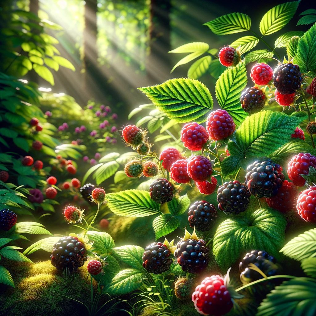 Did you know that blackberries and raspberries are not only safe but also nutritious to eat in the wild? Always double-check with a reliable guide before foraging. Learn more about edible wild berries on our blog! #WildEdibles #SurviveX