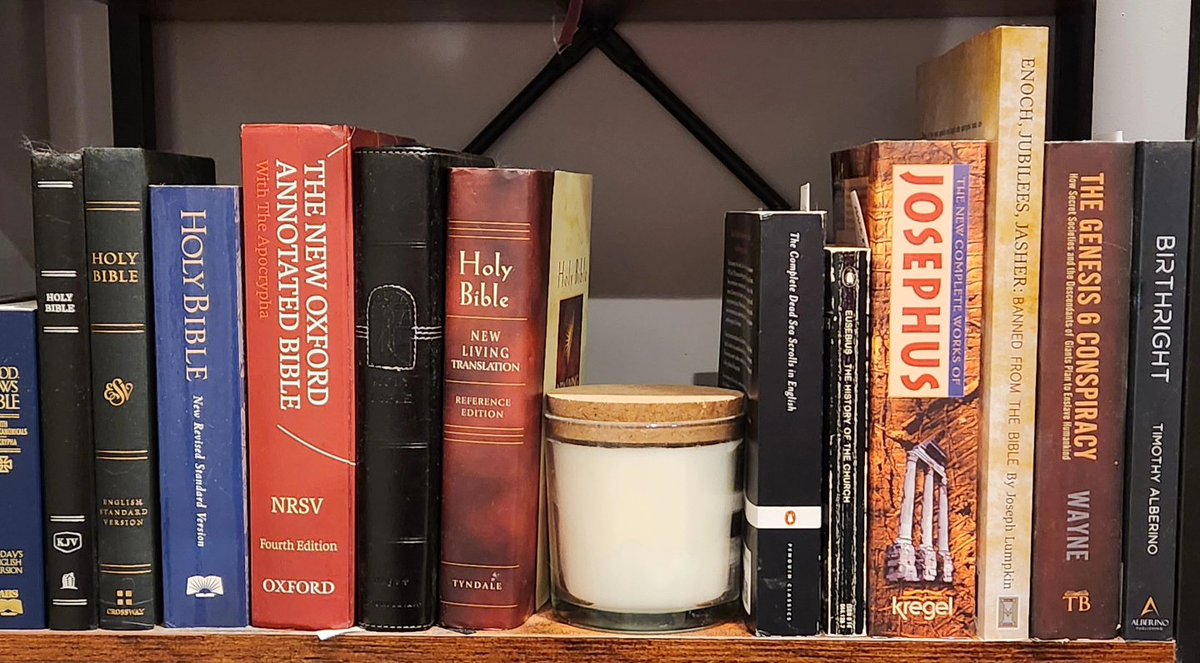 My bookshelf grew some with Christmas! Appreciated being able to add some great new additions. What else do I need to add? Let me know! Thanks!

#bible #biblestudy #bibleverse #bibletranslation #bibleprophecy #theology #eschatology #apologetics #christianity #biblicalhistory