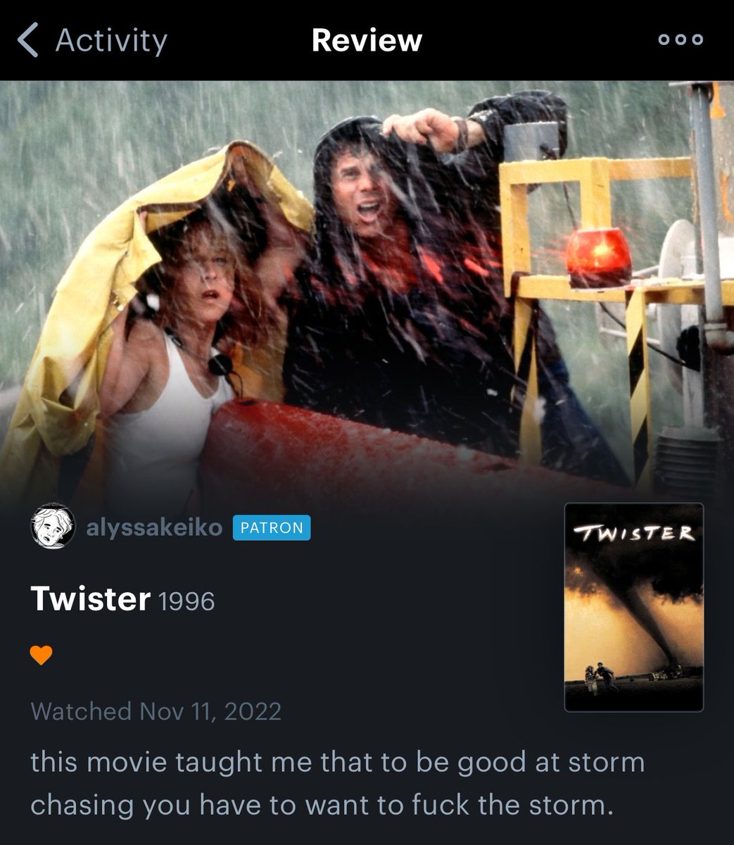 i hope everyone involved in twisters (2024) reads my notes on the original