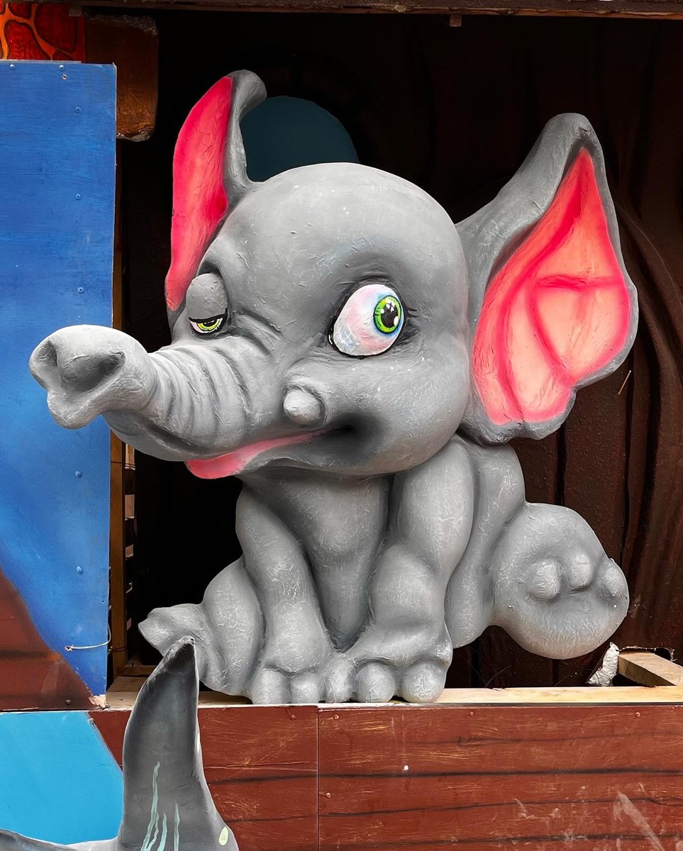 Mi detalle de carroza favorito del carnaval #CarnavalDeNegrosYBlancos