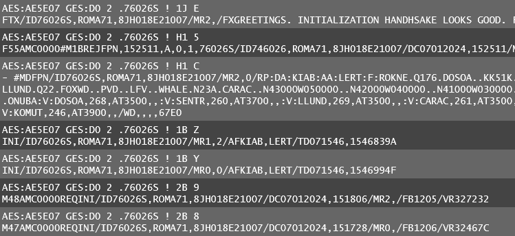 SirListenalot's tweet image. Till ~1525z #KC46 #AE5E07 was planned as #ROMA71. Eventually it departed McConnell for Elmendorf as #BOBBY51 on #CoronetNorth 716