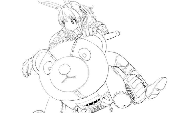 もう完成でよくない??
だめ?
線画も描け??

はい…… 